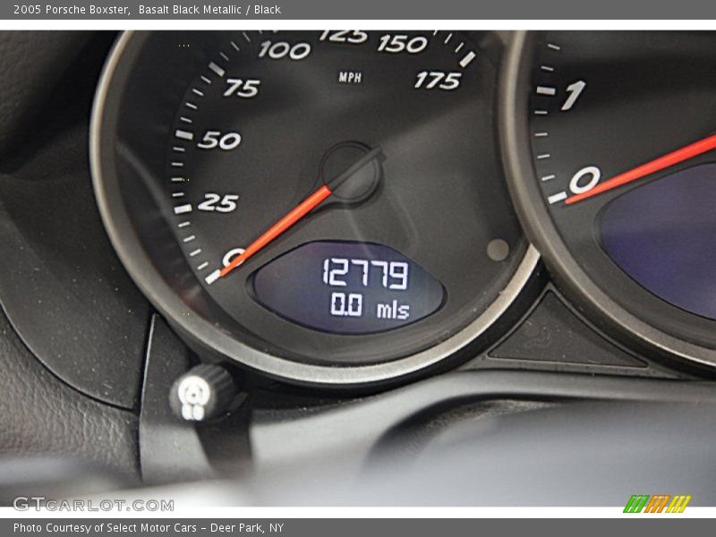 Basalt Black Metallic / Black 2005 Porsche Boxster