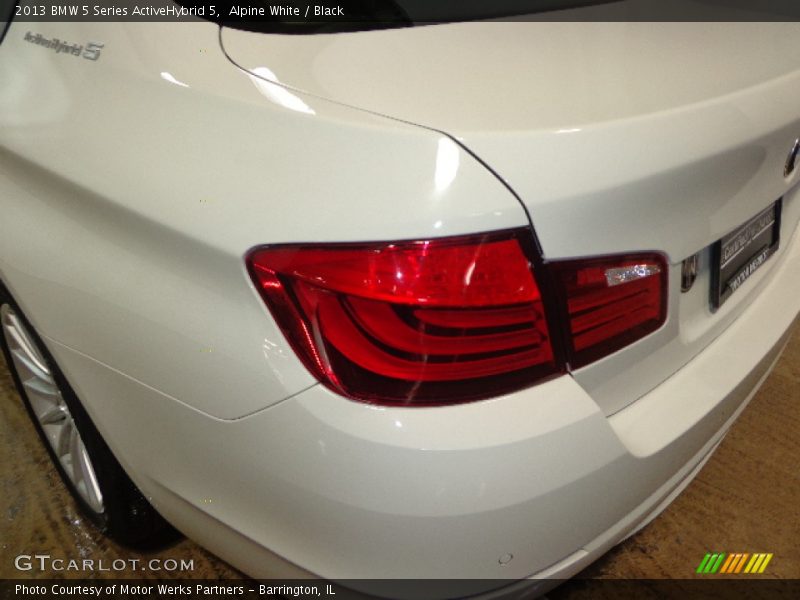 Alpine White / Black 2013 BMW 5 Series ActiveHybrid 5