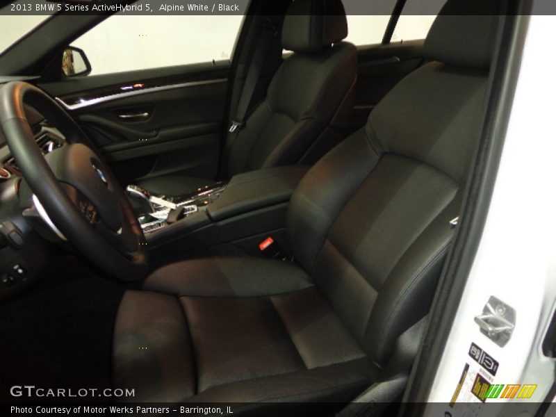 Alpine White / Black 2013 BMW 5 Series ActiveHybrid 5