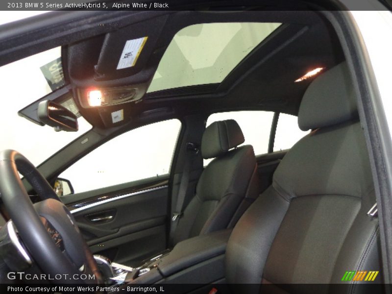 Alpine White / Black 2013 BMW 5 Series ActiveHybrid 5