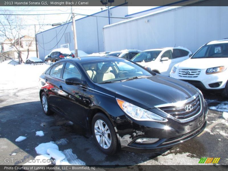 Midnight Black / Camel 2013 Hyundai Sonata GLS