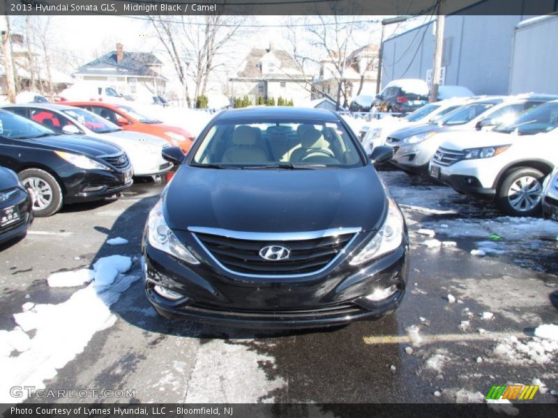 Midnight Black / Camel 2013 Hyundai Sonata GLS