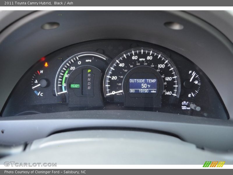 Black / Ash 2011 Toyota Camry Hybrid