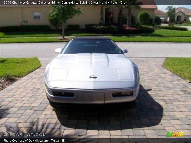 Sebring Silver Metallic / Light Gray 1996 Chevrolet Corvette Collector Edition Convertible