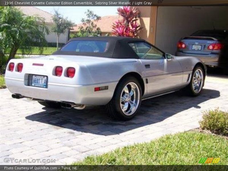 Sebring Silver Metallic / Light Gray 1996 Chevrolet Corvette Collector Edition Convertible