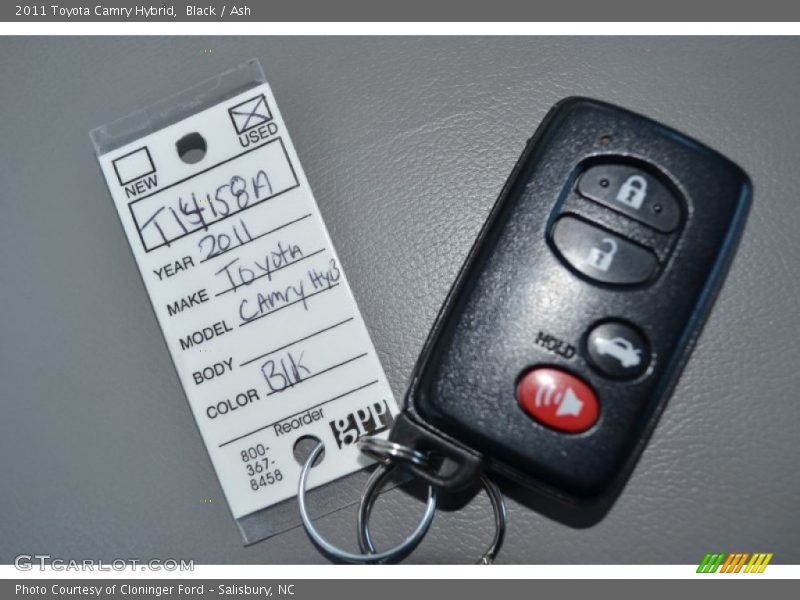 Black / Ash 2011 Toyota Camry Hybrid