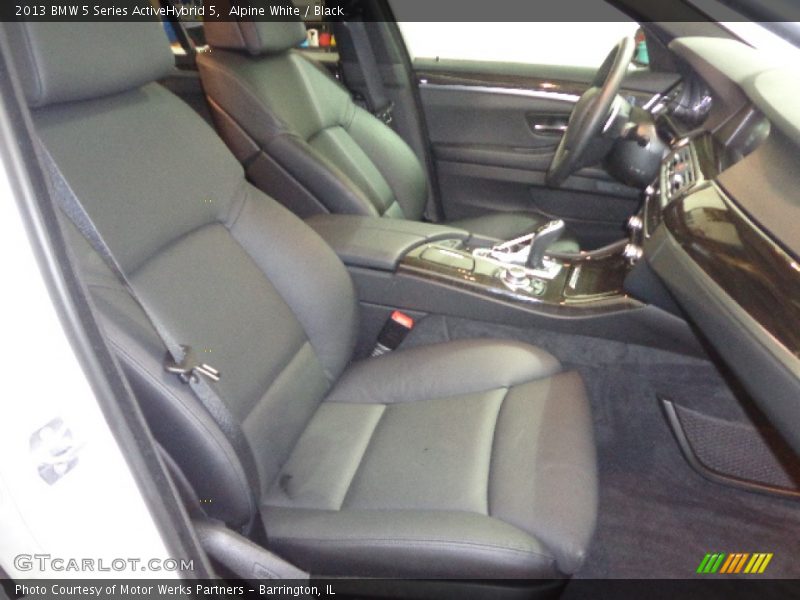 Alpine White / Black 2013 BMW 5 Series ActiveHybrid 5