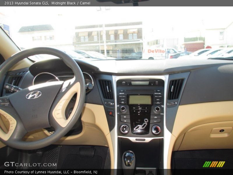 Midnight Black / Camel 2013 Hyundai Sonata GLS