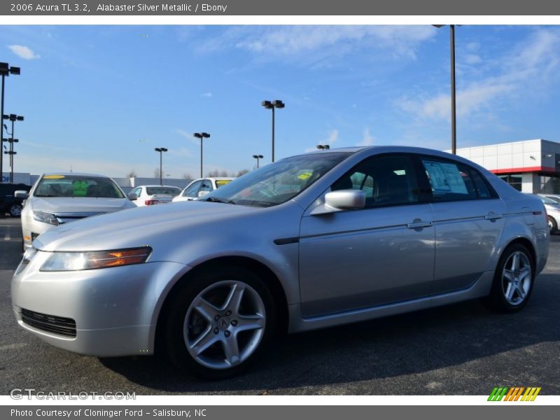 Alabaster Silver Metallic / Ebony 2006 Acura TL 3.2