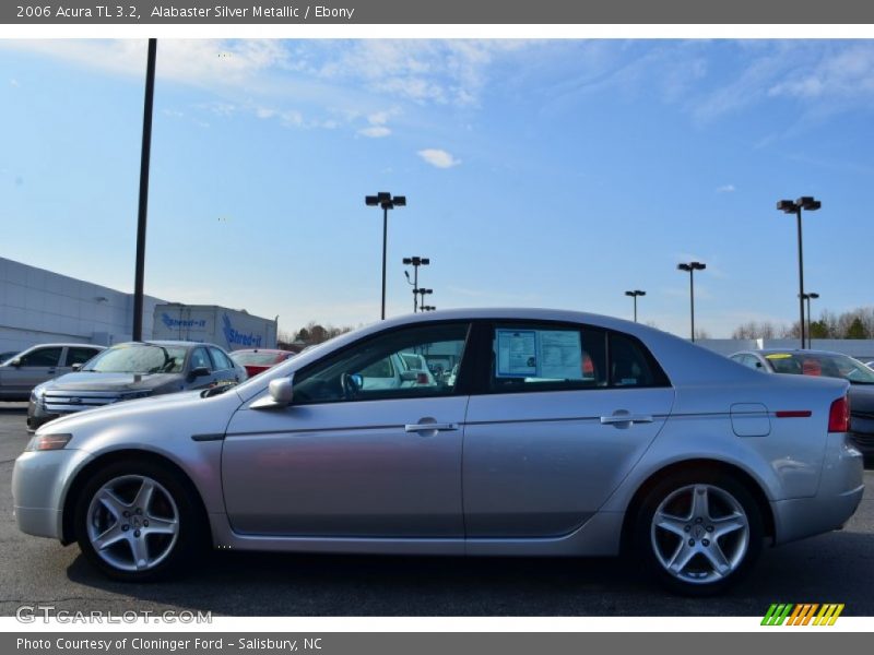 Alabaster Silver Metallic / Ebony 2006 Acura TL 3.2