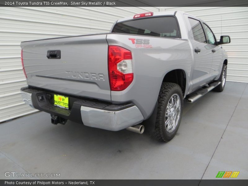 Silver Sky Metallic / Black 2014 Toyota Tundra TSS CrewMax