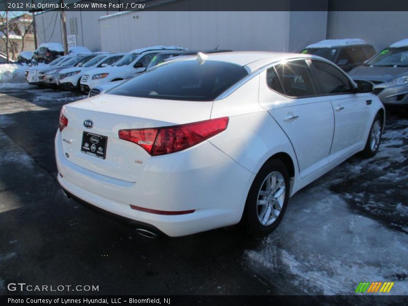 Snow White Pearl / Gray 2012 Kia Optima LX