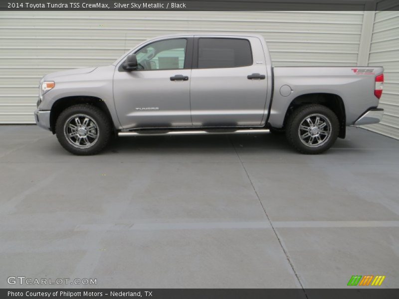 Silver Sky Metallic / Black 2014 Toyota Tundra TSS CrewMax