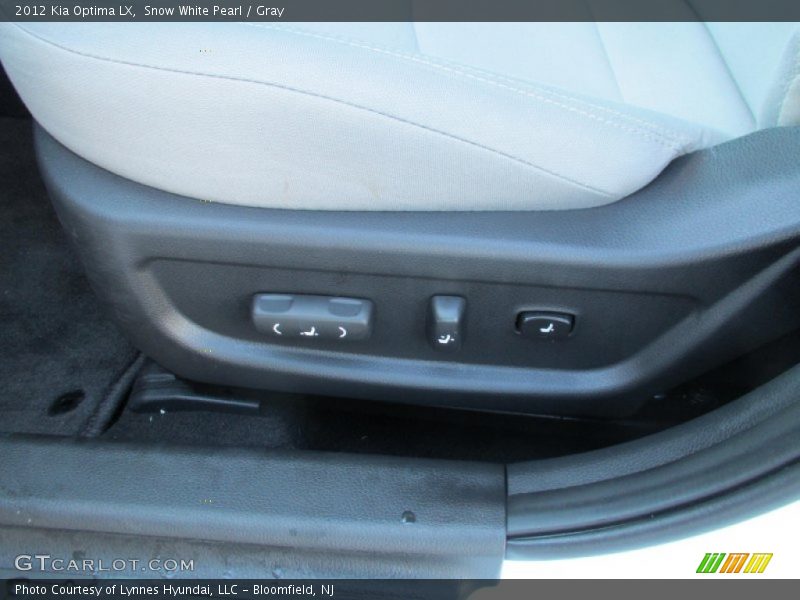 Snow White Pearl / Gray 2012 Kia Optima LX
