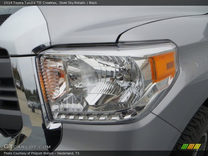 Silver Sky Metallic / Black 2014 Toyota Tundra TSS CrewMax