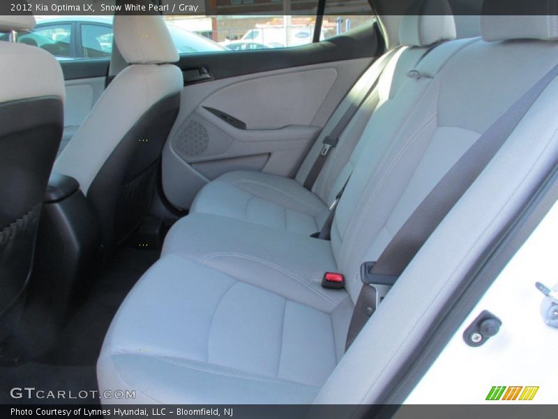 Snow White Pearl / Gray 2012 Kia Optima LX