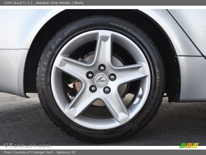 Alabaster Silver Metallic / Ebony 2006 Acura TL 3.2
