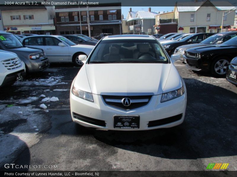 White Diamond Pearl / Parchment 2004 Acura TL 3.2