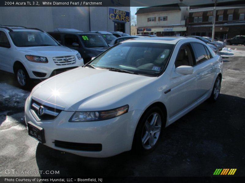White Diamond Pearl / Parchment 2004 Acura TL 3.2