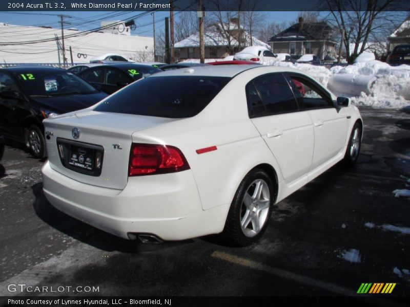 White Diamond Pearl / Parchment 2004 Acura TL 3.2