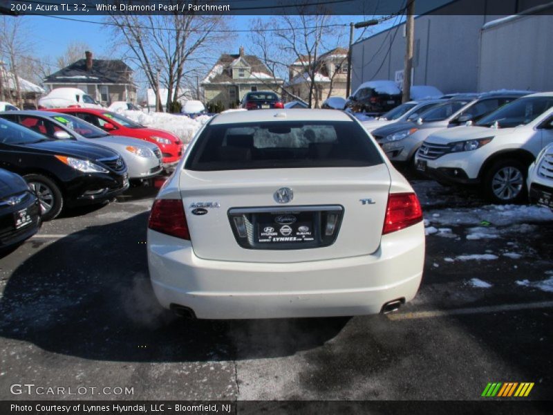 White Diamond Pearl / Parchment 2004 Acura TL 3.2