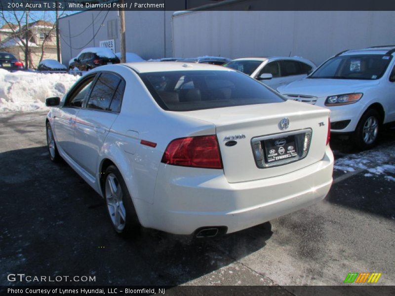 White Diamond Pearl / Parchment 2004 Acura TL 3.2