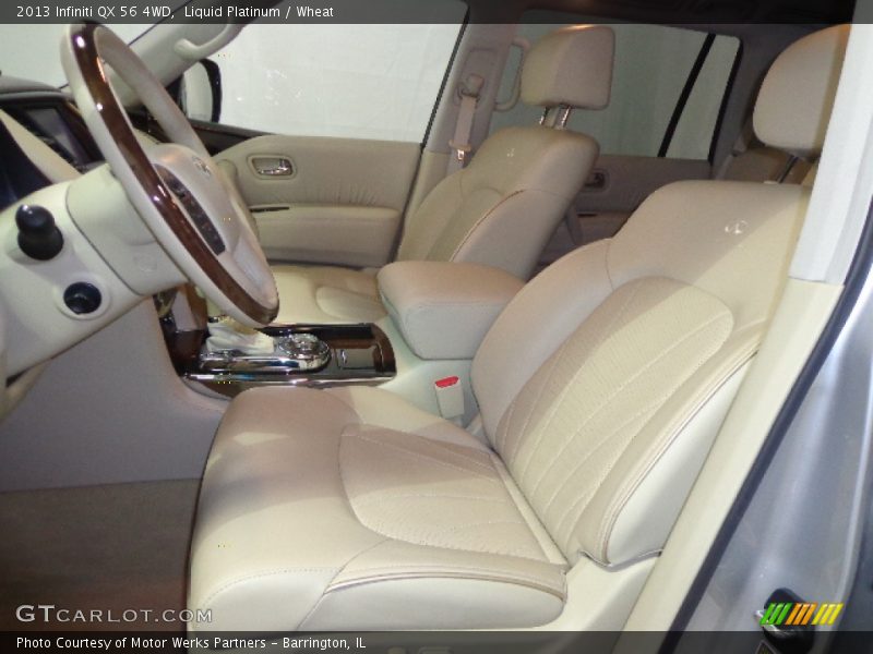 Front Seat of 2013 QX 56 4WD