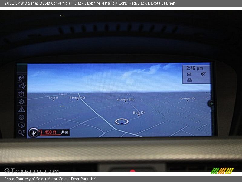 Black Sapphire Metallic / Coral Red/Black Dakota Leather 2011 BMW 3 Series 335is Convertible