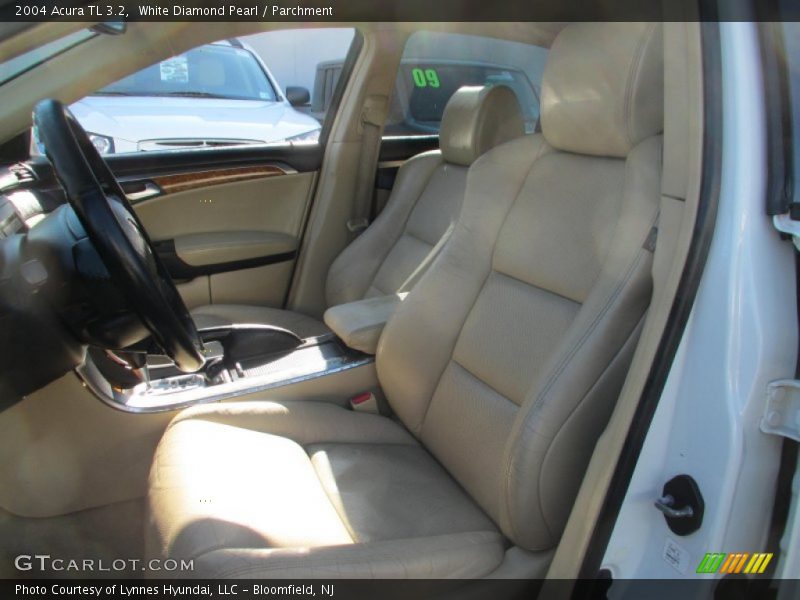 White Diamond Pearl / Parchment 2004 Acura TL 3.2