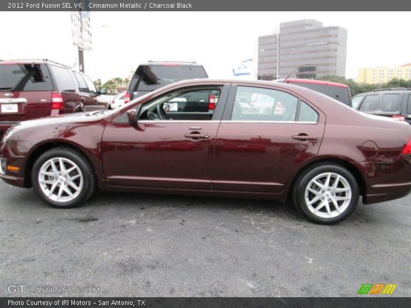 Cinnamon Metallic / Charcoal Black 2012 Ford Fusion SEL V6