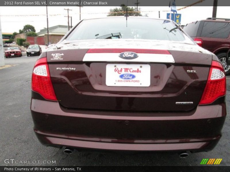 Cinnamon Metallic / Charcoal Black 2012 Ford Fusion SEL V6