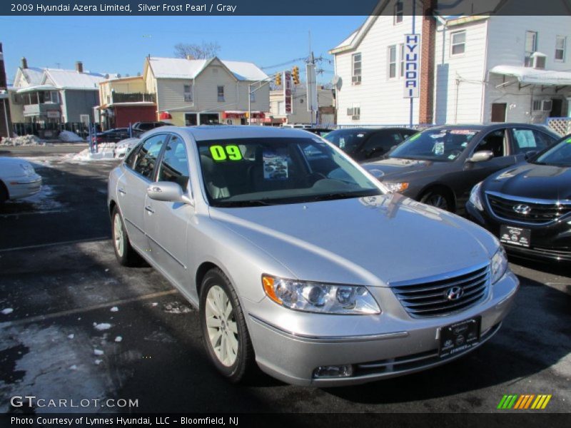 Silver Frost Pearl / Gray 2009 Hyundai Azera Limited