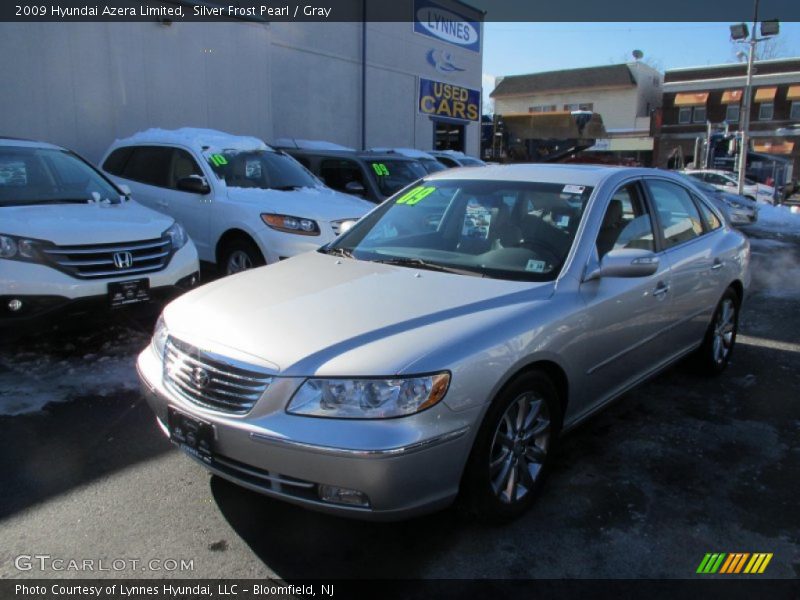 Silver Frost Pearl / Gray 2009 Hyundai Azera Limited