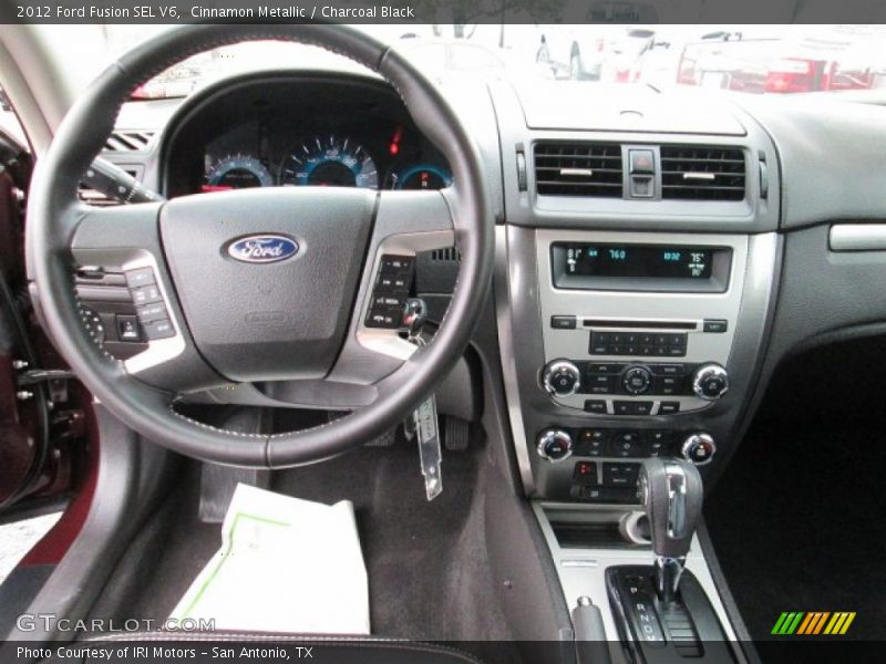 Cinnamon Metallic / Charcoal Black 2012 Ford Fusion SEL V6