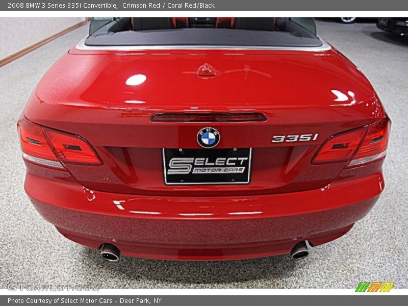Crimson Red / Coral Red/Black 2008 BMW 3 Series 335i Convertible