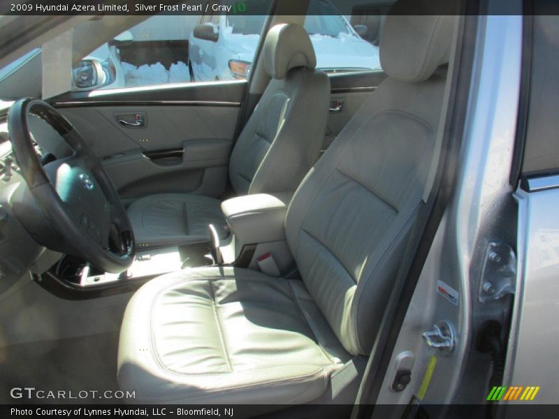 Silver Frost Pearl / Gray 2009 Hyundai Azera Limited