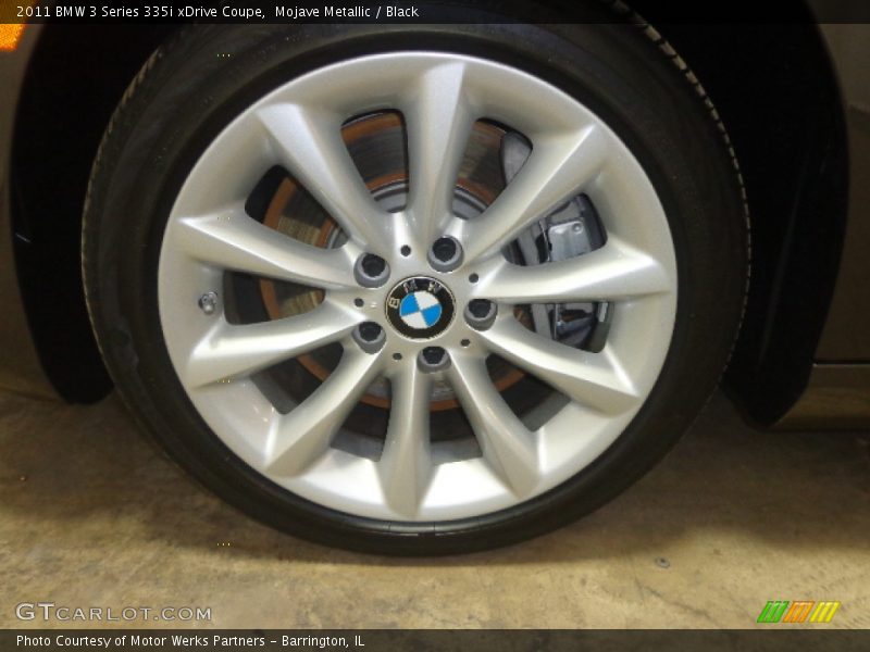 Mojave Metallic / Black 2011 BMW 3 Series 335i xDrive Coupe