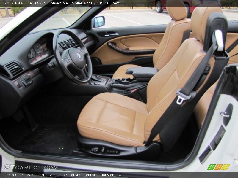 Alpine White / Natural Brown 2002 BMW 3 Series 325i Convertible