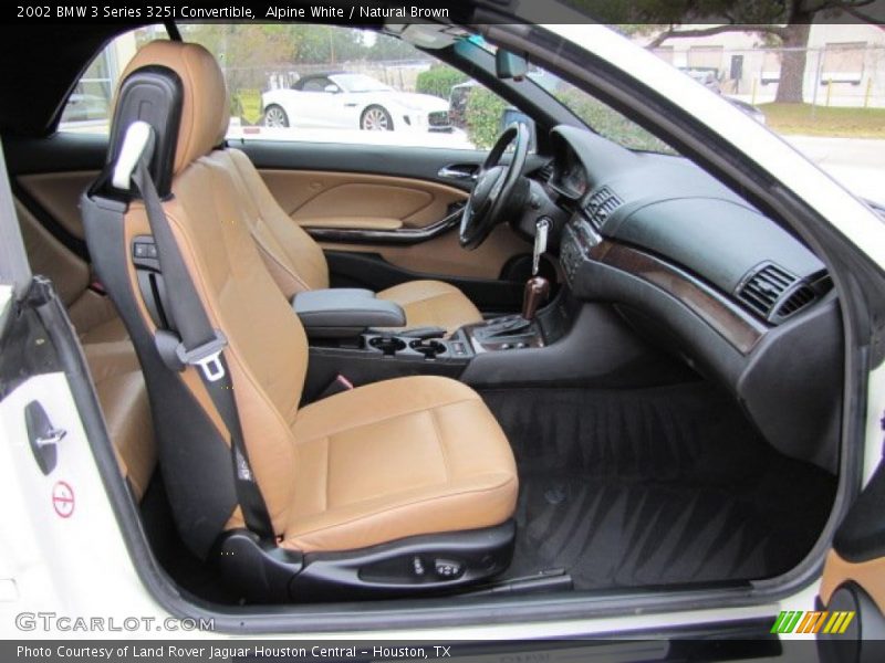 Alpine White / Natural Brown 2002 BMW 3 Series 325i Convertible