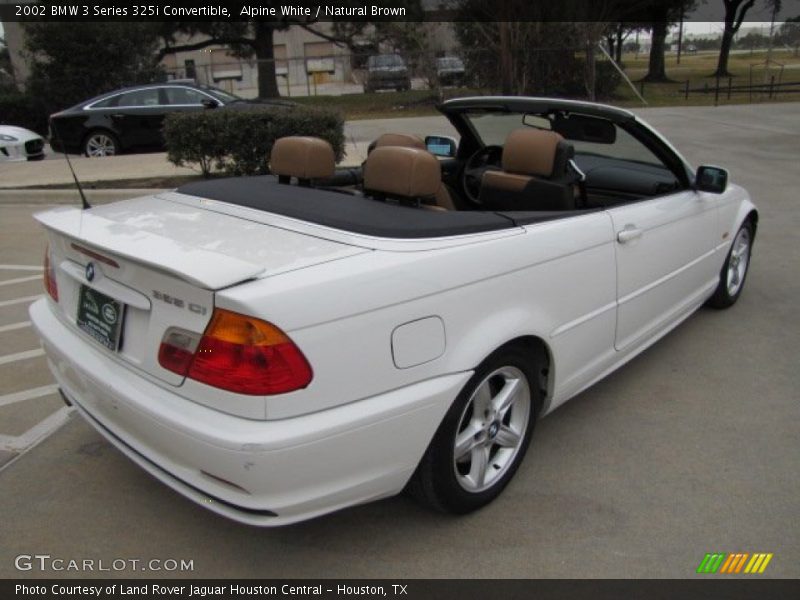 Alpine White / Natural Brown 2002 BMW 3 Series 325i Convertible