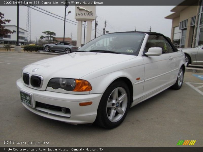 Front 3/4 View of 2002 3 Series 325i Convertible