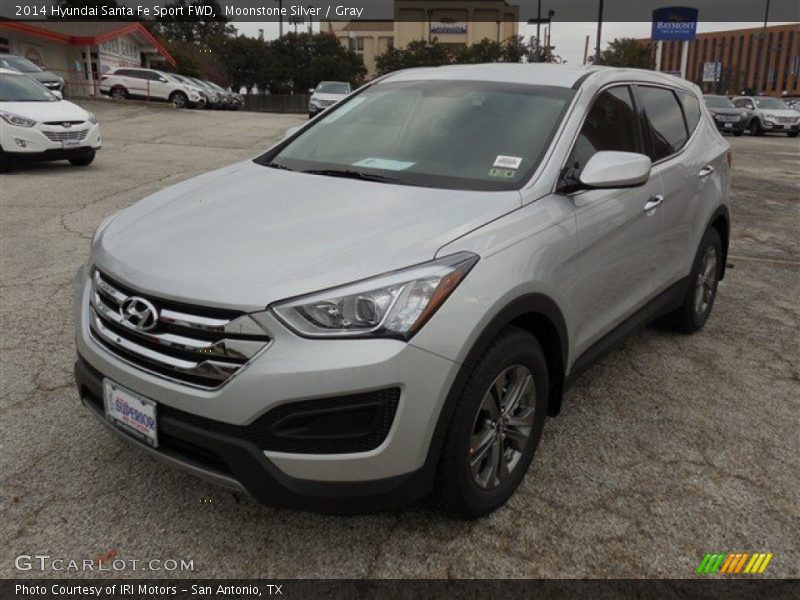 Moonstone Silver / Gray 2014 Hyundai Santa Fe Sport FWD