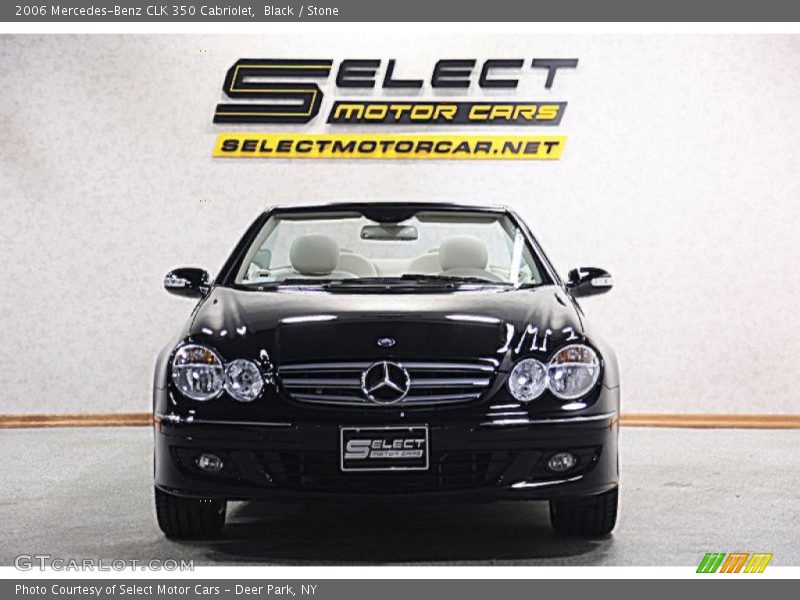 Black / Stone 2006 Mercedes-Benz CLK 350 Cabriolet