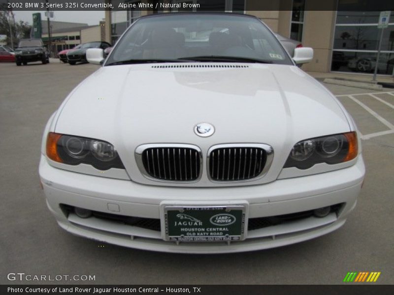 Alpine White / Natural Brown 2002 BMW 3 Series 325i Convertible