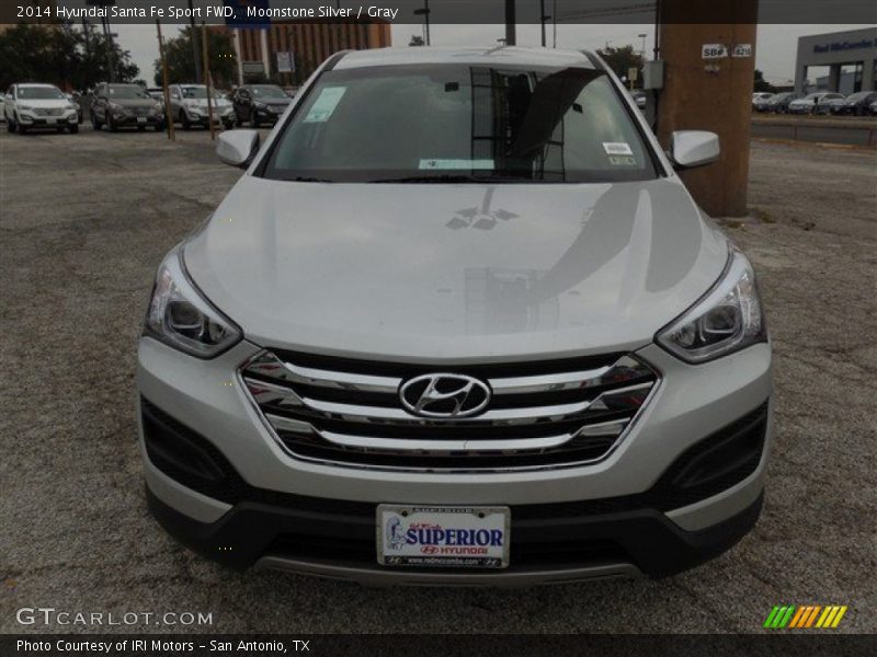 Moonstone Silver / Gray 2014 Hyundai Santa Fe Sport FWD