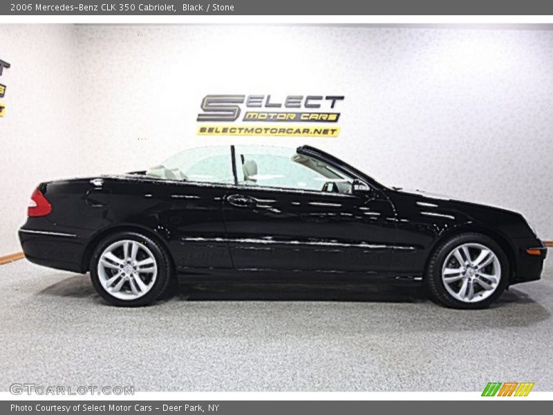 Black / Stone 2006 Mercedes-Benz CLK 350 Cabriolet