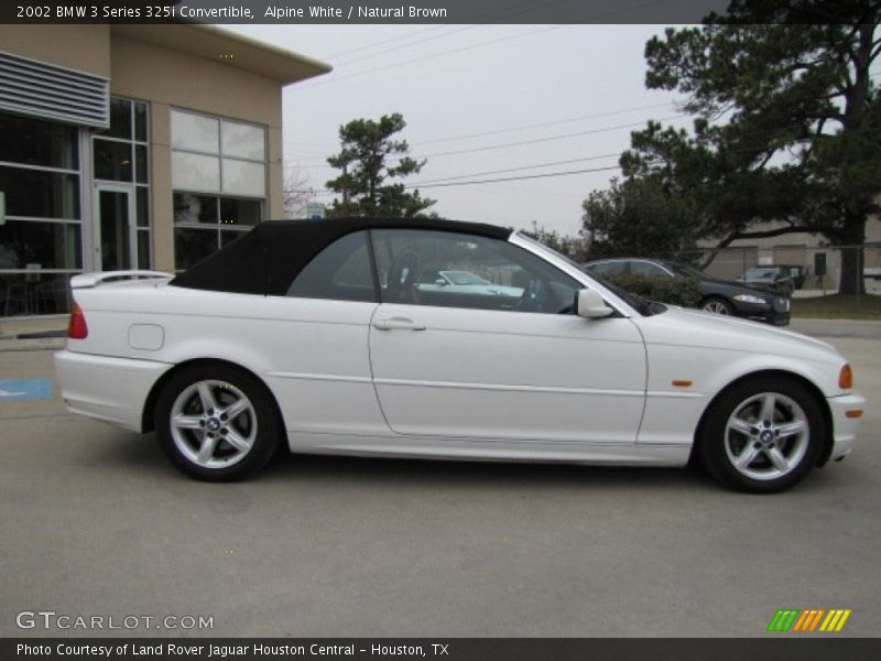 Alpine White / Natural Brown 2002 BMW 3 Series 325i Convertible