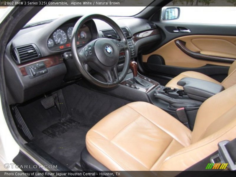 Natural Brown Interior - 2002 3 Series 325i Convertible 