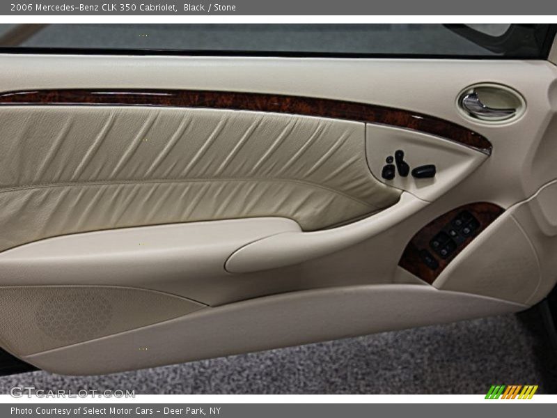 Black / Stone 2006 Mercedes-Benz CLK 350 Cabriolet