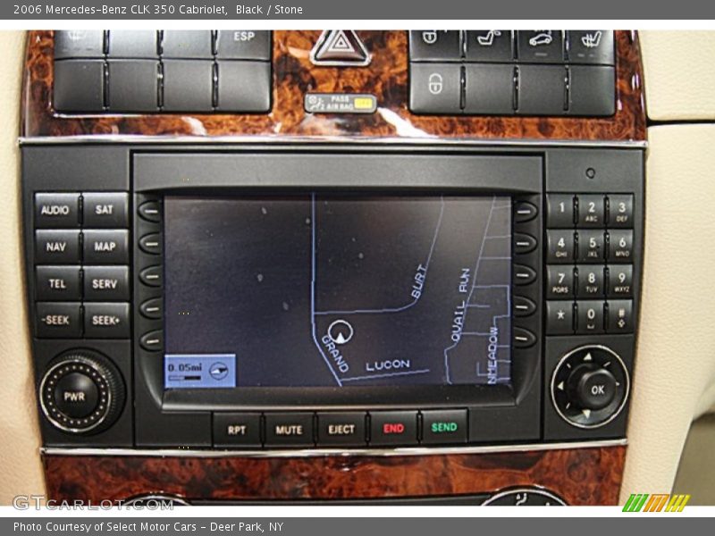 Black / Stone 2006 Mercedes-Benz CLK 350 Cabriolet